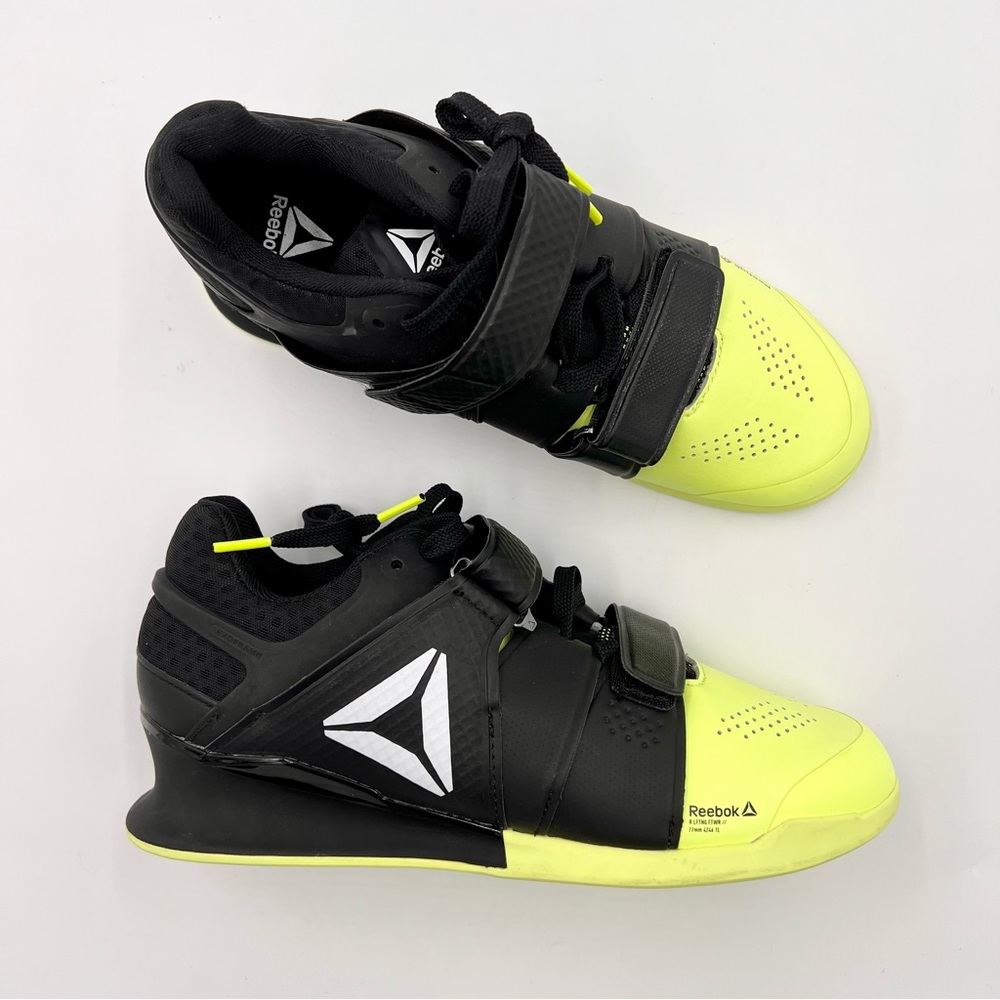 Reebok Black and Yellow Lifting Shoes - Picture 9 of 11